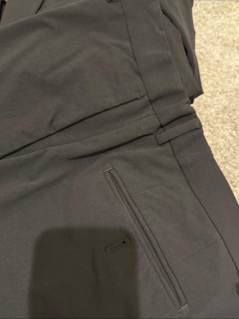 Calvin Klein Men's Black Two-Button Suit Jacket & Trousers - Picture 5 of 12